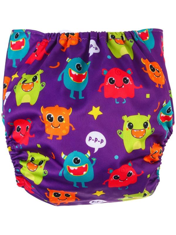Многоразовый подгузник «Монстрики»