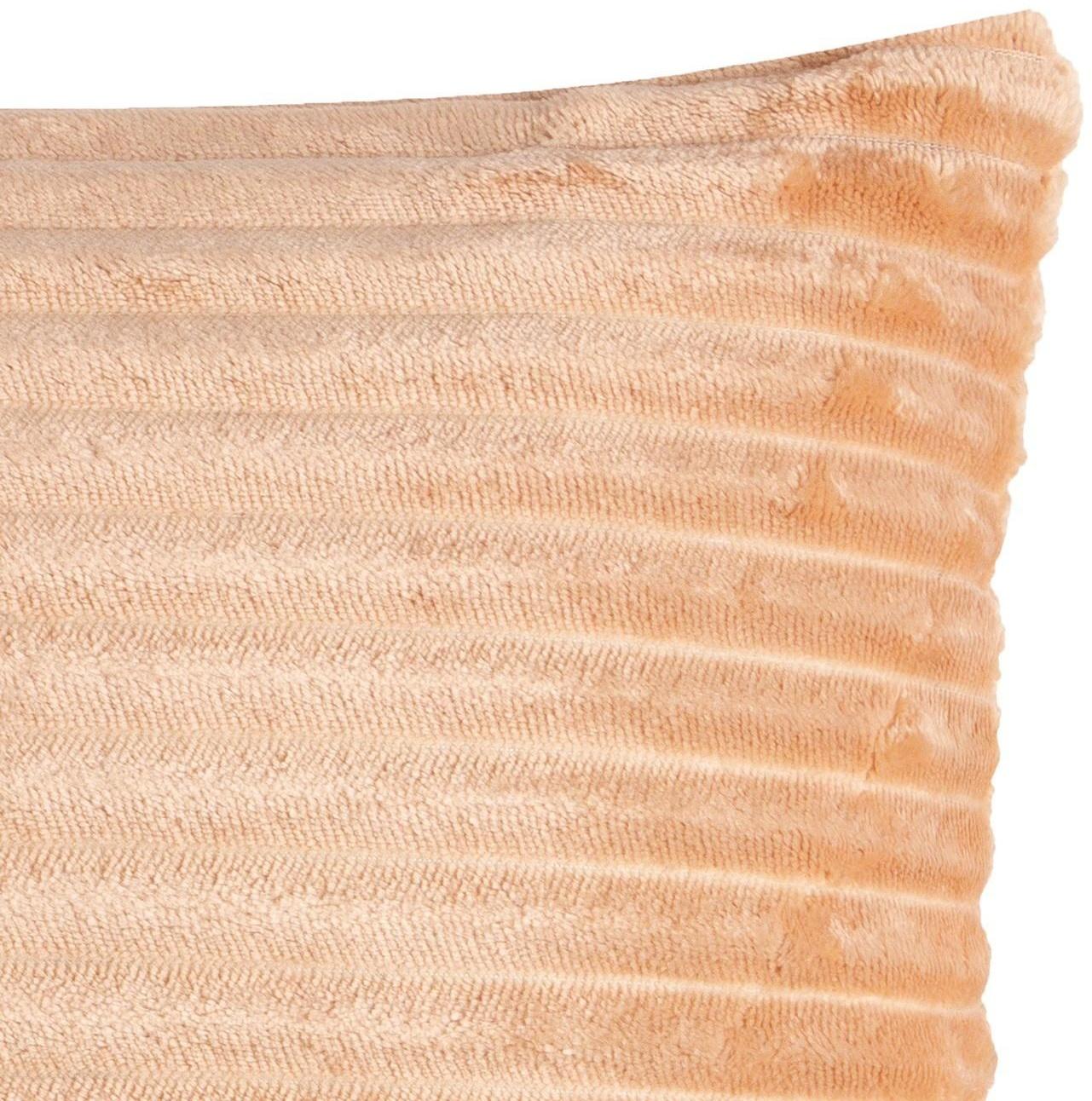 Наволочка декоративная Этель цвет бежевый,40х40 см, велсофт, 100% п/э