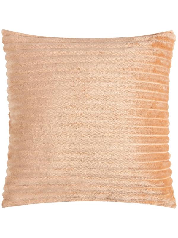 Наволочка декоративная Этель цвет бежевый,40х40 см, велсофт, 100% п/э