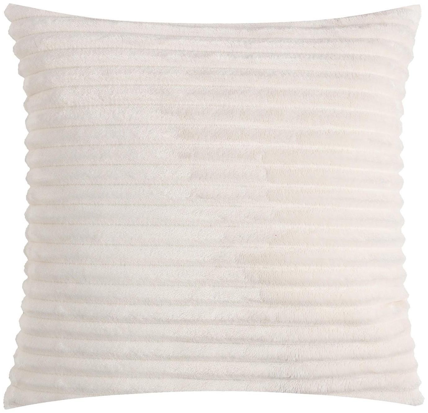 Наволочка декоративная Этель цвет белый,40х40 см, велсофт, 100% п/э