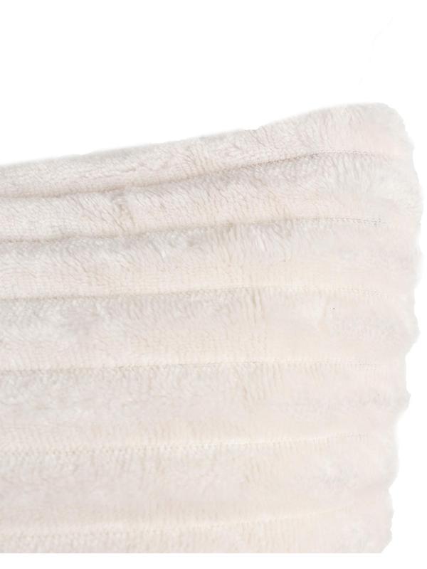 Наволочка декоративная Этель цвет белый,40х40 см, велсофт, 100% п/э