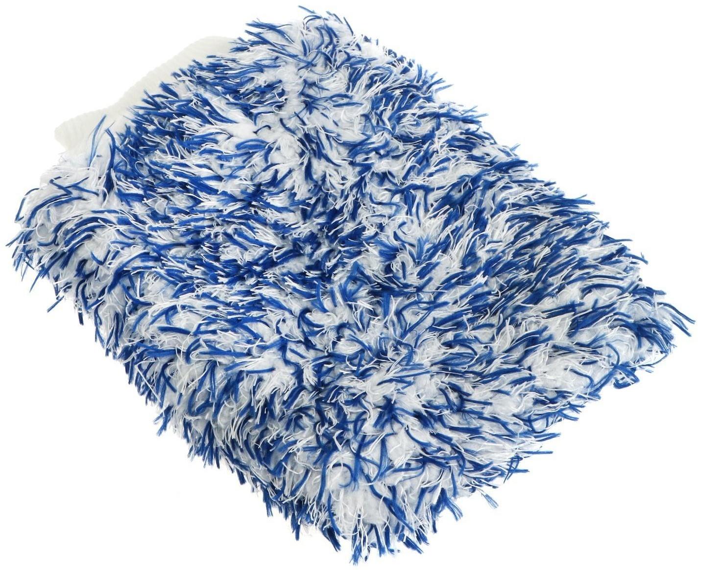 Варежка для мытья автомобиля TORSO, 18×24 см, двухсторонняя