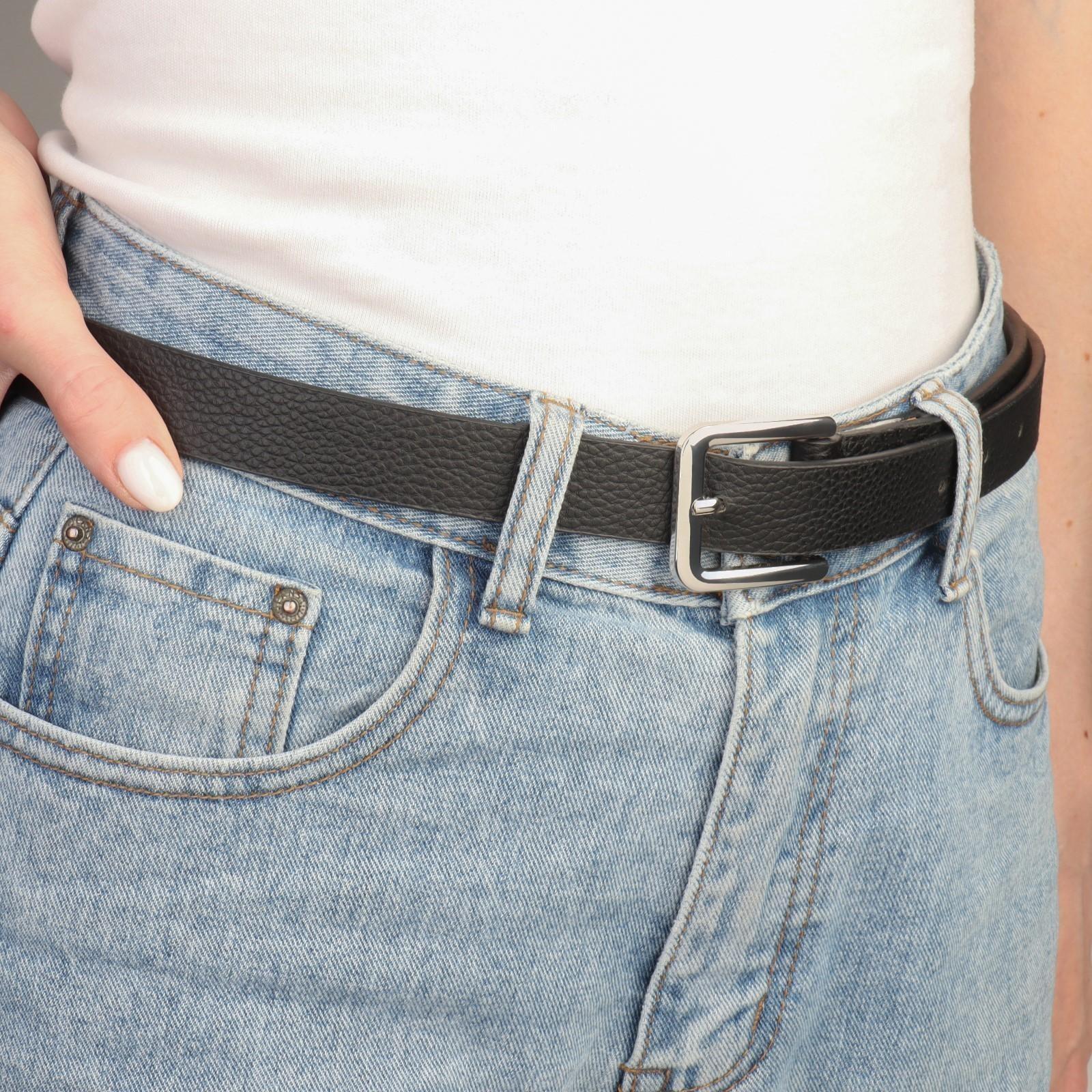 Пряжка для ремня, 4 × 4,4 см, 30 мм, цвет серебряный