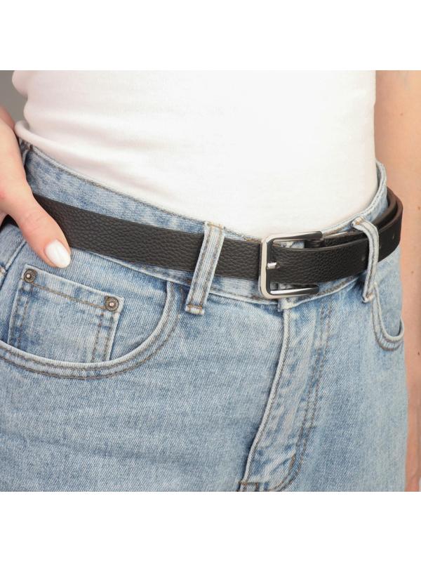 Пряжка для ремня, 4 × 4,4 см, 30 мм, цвет серебряный