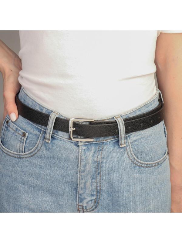 Пряжка для ремня, 4 × 4,4 см, 30 мм, цвет серебряный