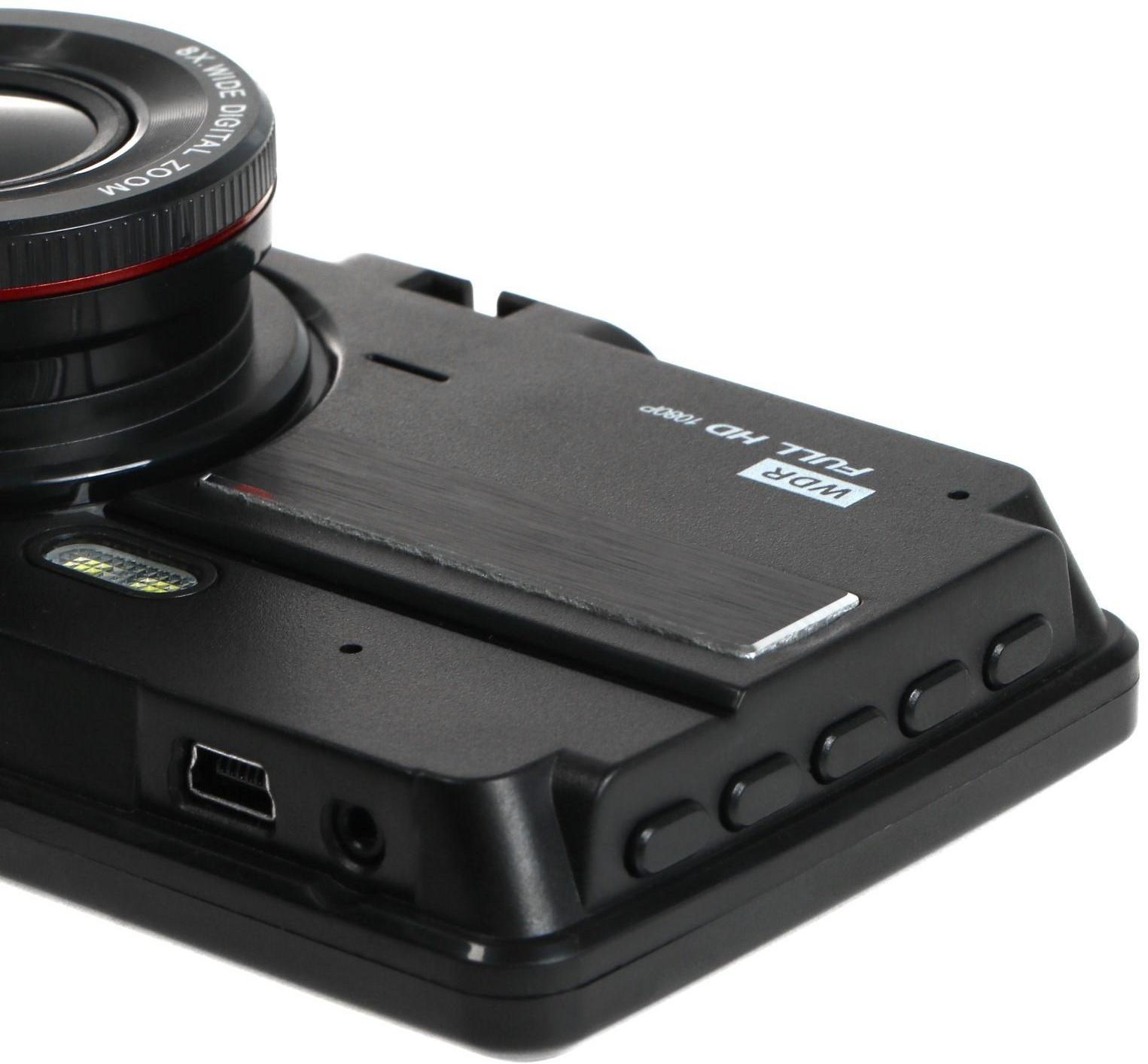 Видеорегистратор Cartage Premium, 2 камеры, HD 1080P, IPS 4, обзор 120°