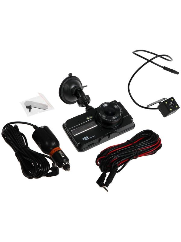 Видеорегистратор Cartage Premium, 2 камеры, HD 1080P, IPS 4, обзор 120°