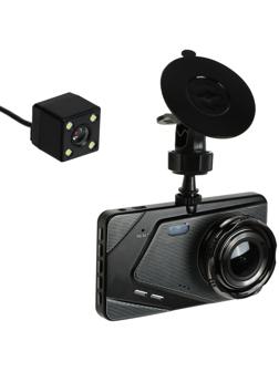 Видеорегистратор Cartage Premium, 2 камеры, HD 1080P, IPS 4, обзор 120°