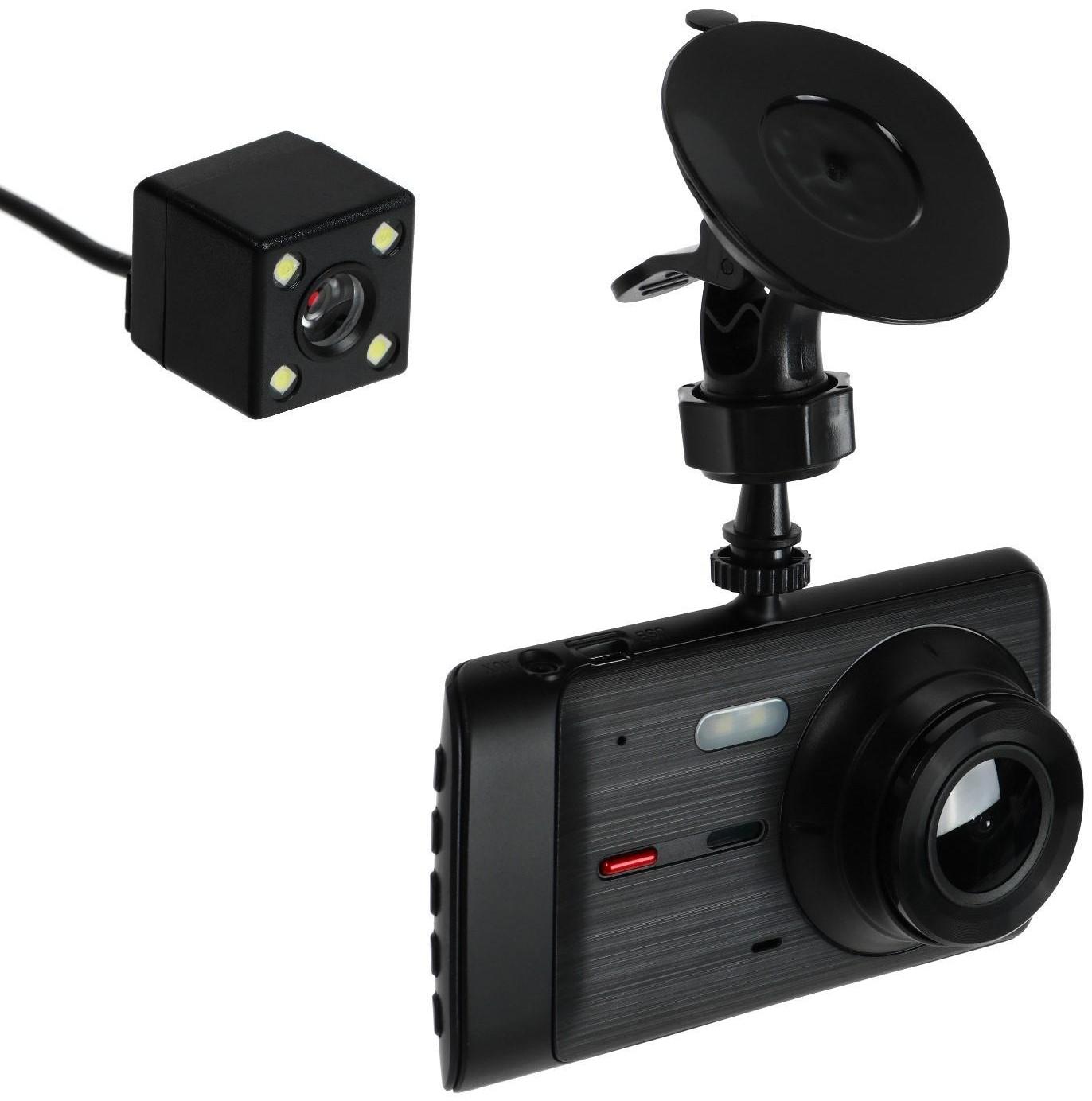 Видеорегистратор Cartage Premium, 2 камеры, HD 1080P, IPS 4, обзор 120°