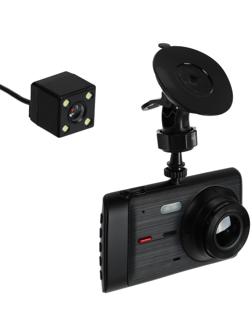 Видеорегистратор Cartage Premium, 2 камеры, HD 1080P, IPS 4, обзор 120°