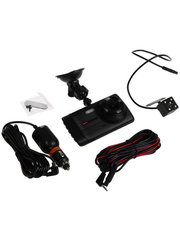 Видеорегистратор Cartage Premium, 2 камеры, HD 1080P, IPS 4, обзор 120°