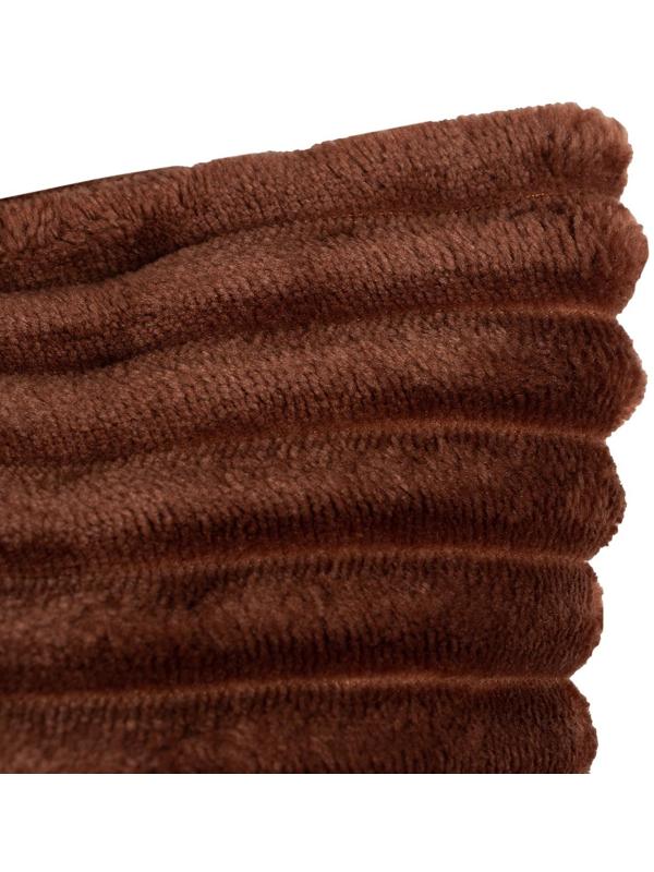 Наволочка декоративная Этель цвет коричневый,40х40 см, велсофт, 100% п/э