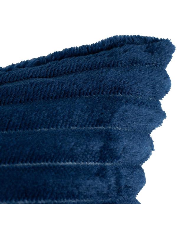 Наволочка декоративная Этель цвет синий,40х40 см, велсофт, 100% п/э