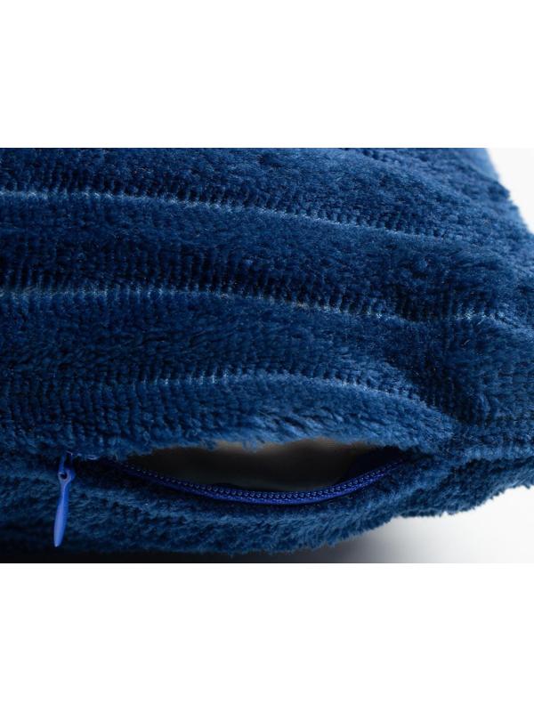 Наволочка декоративная Этель цвет синий,40х40 см, велсофт, 100% п/э