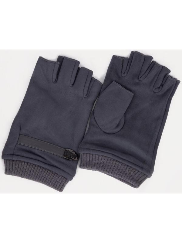 Перчатки мужские, безразмерные, без утеплителя, цвет серый