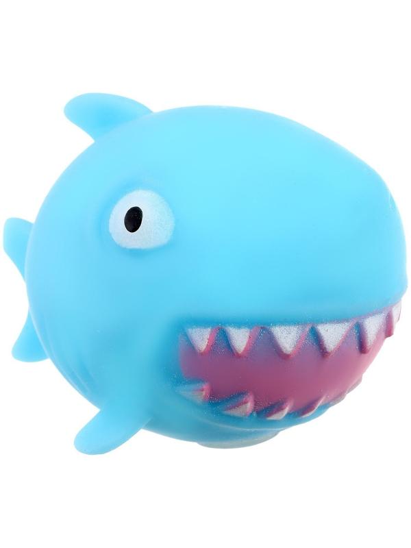 Мялка «Акула» с пастой, цвета МИКС