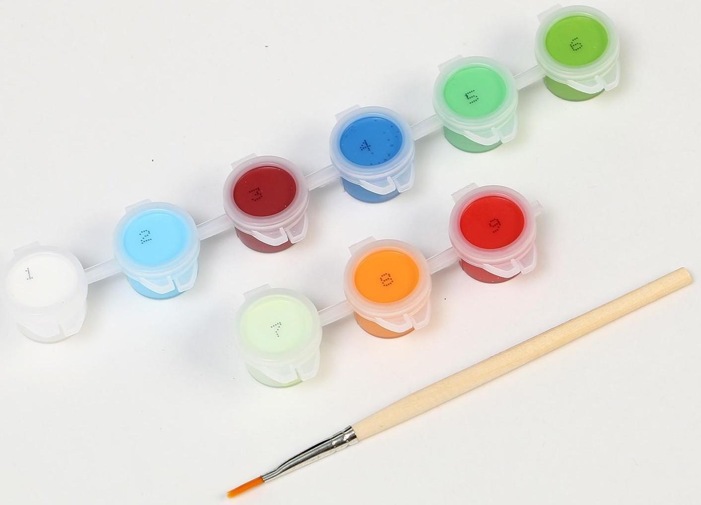 Картина по номерам «Котёнок с лапками» 21х15 см