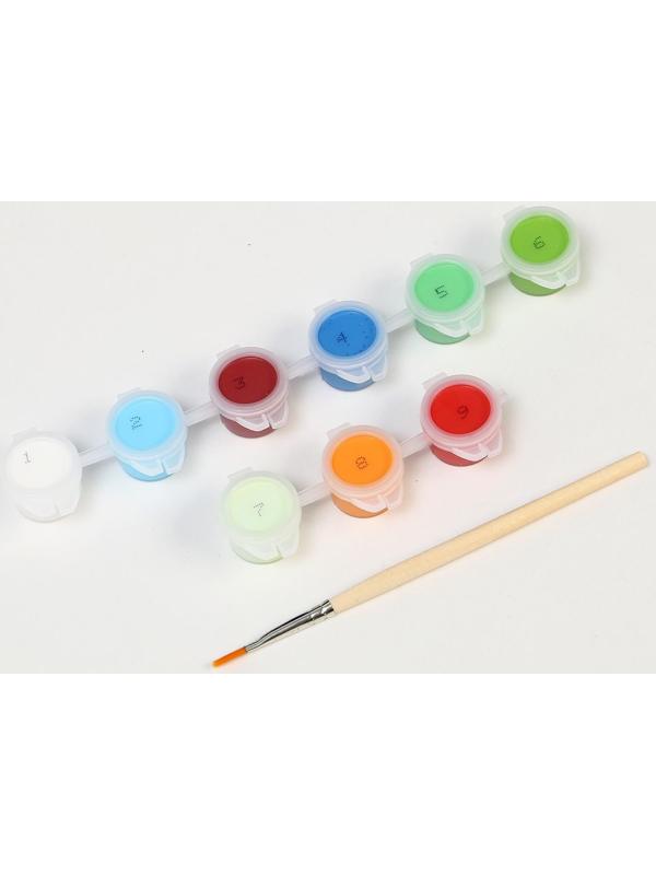 Картина по номерам «Котёнок с лапками» 21х15 см