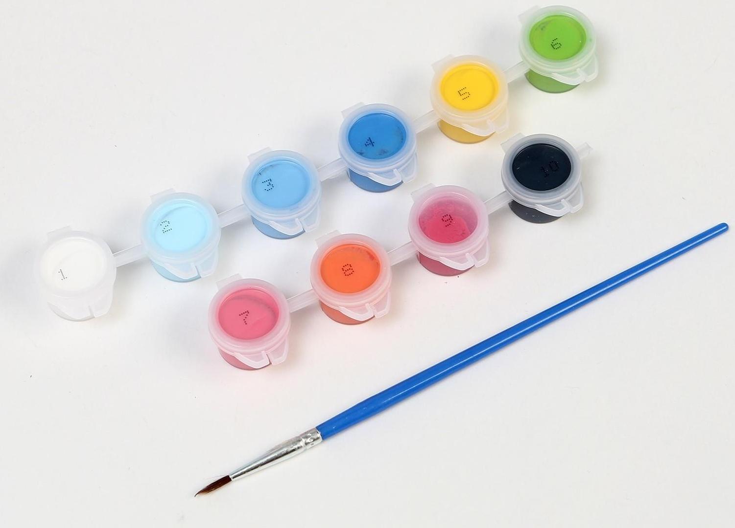 Картина по номерам «Малыш-дельфин» 20х30 см