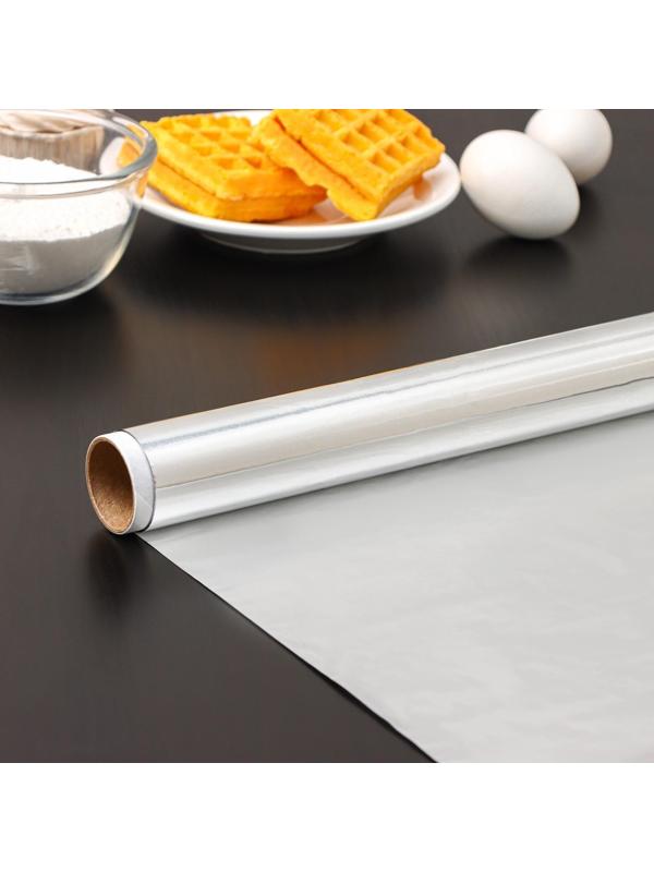 Фольга алюминиевая бытовая «Гриль», 7 м, 29 см, толщина 20 мкм