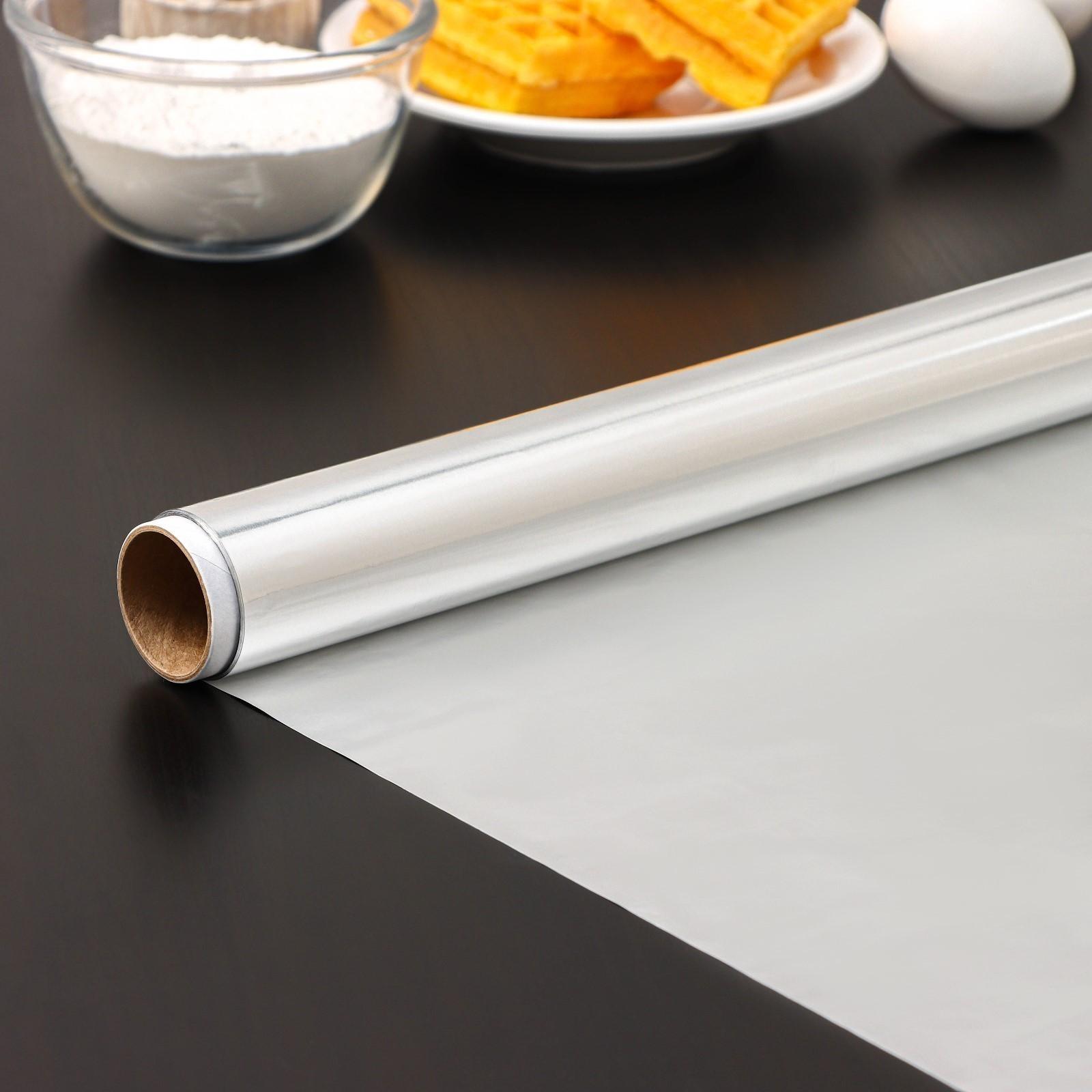 Фольга алюминиевая бытовая «Гриль», 7 м, 44 см, толщина 20 мкм