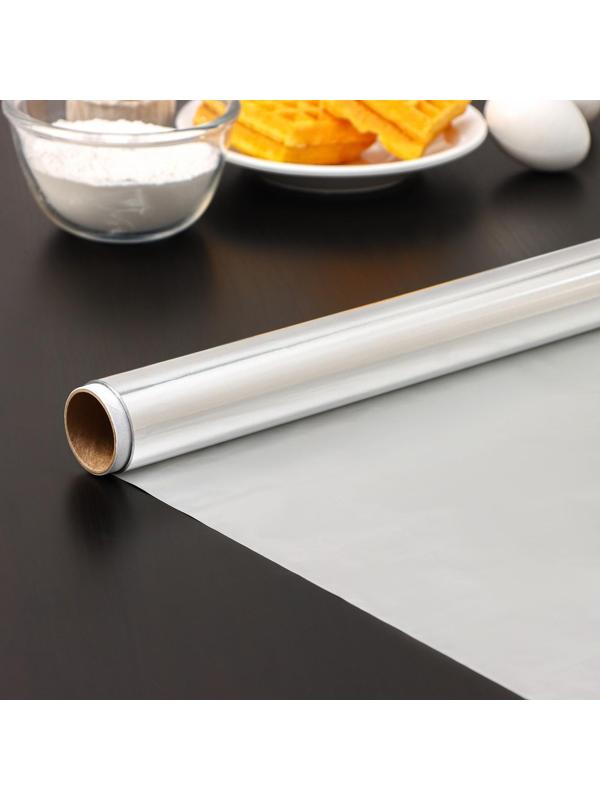 Фольга алюминиевая бытовая «Гриль», 7 м, 44 см, толщина 20 мкм