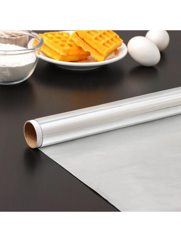 Фольга алюминиевая бытовая «Запекание», 7 м, 29 см, толщина 14 мкм