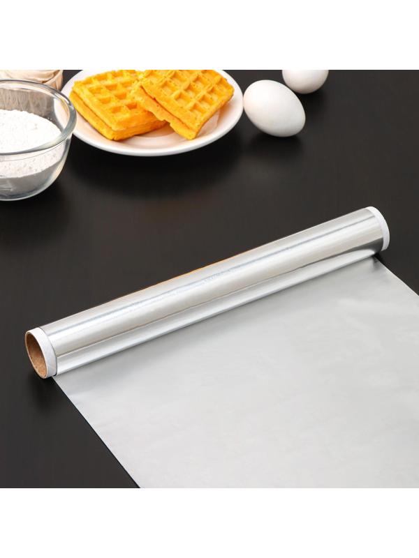 Фольга алюминиевая бытовая «Запекание», 7 м, 29 см, толщина 14 мкм