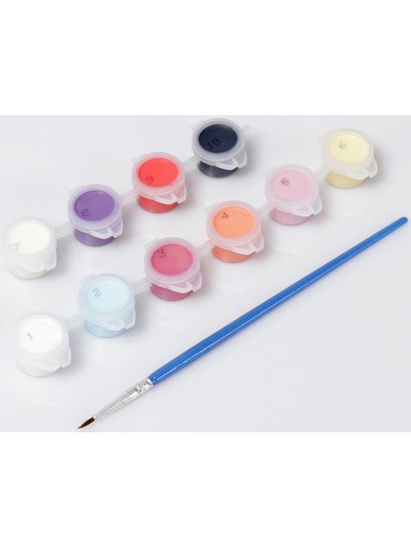 Картина по номерам «Забавные зайчата» 20х30 см