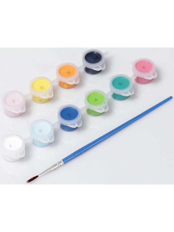 Картина по номерам «Яркие зверята» 20х30 см