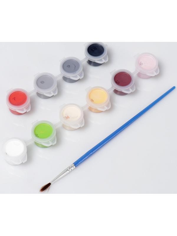 Картина по номерам «Щенки-друзья» 20х30 см