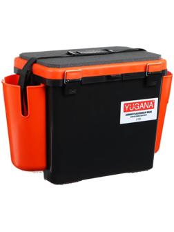Ящик зимний YUGANA 19л, односекционный, цвет оранжевый