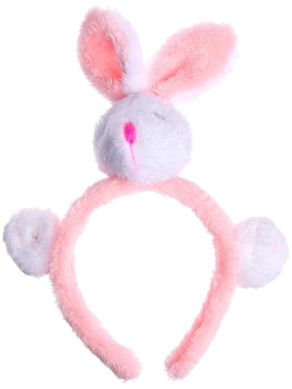 Карнавальный ободок «Заяц», цвета МИКС