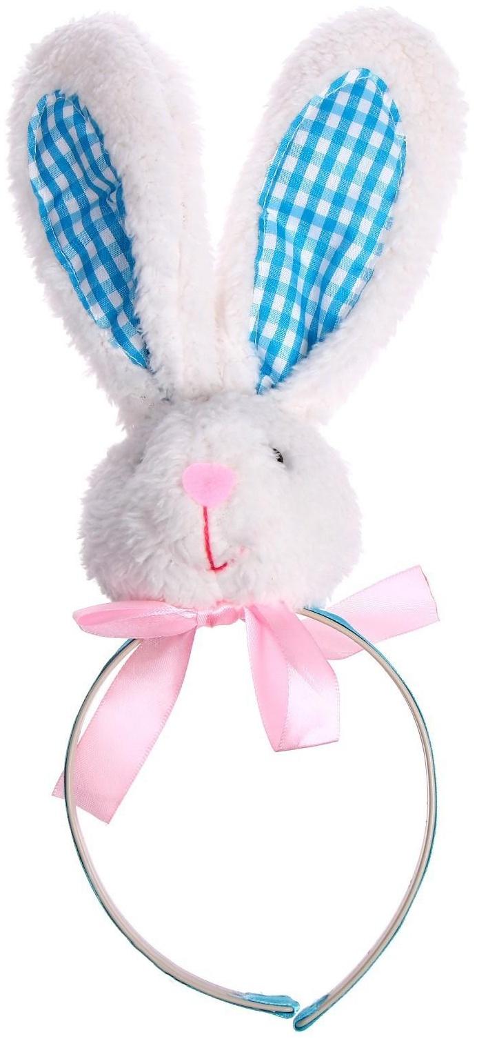 Карнавальный ободок «Зайка», цвета МИКС