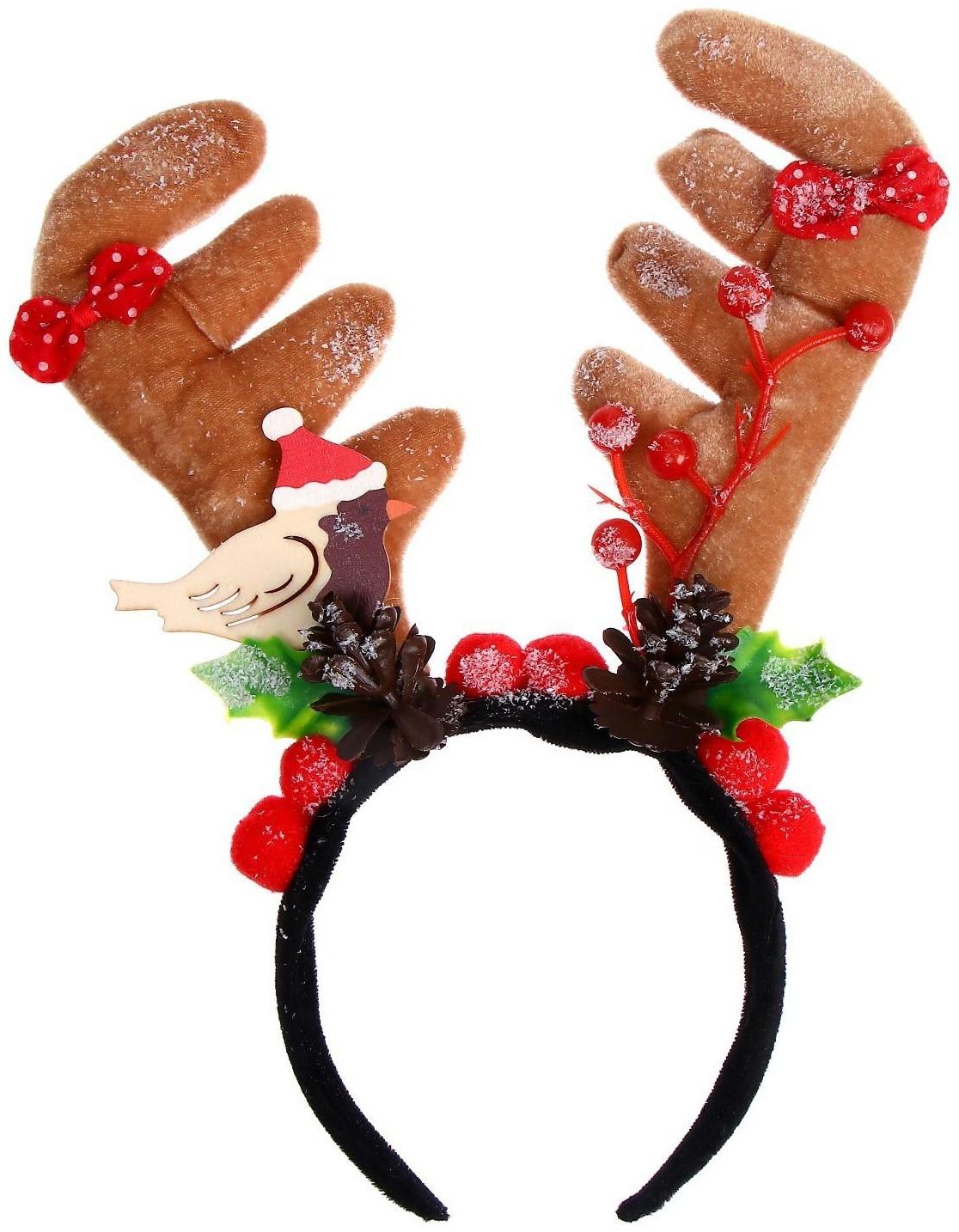 Карнавальный ободок «Рожки»