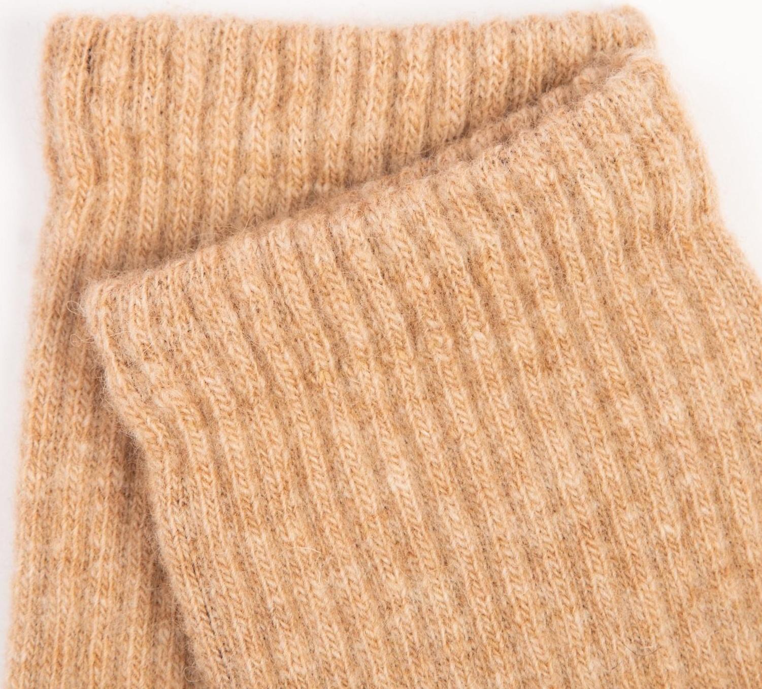 Носки с пухом верблюда мужские, цвет бежевый, размер 44-46