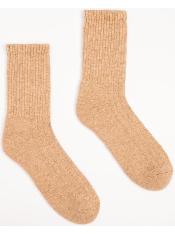 Носки с пухом верблюда мужские, цвет бежевый, размер 44-46