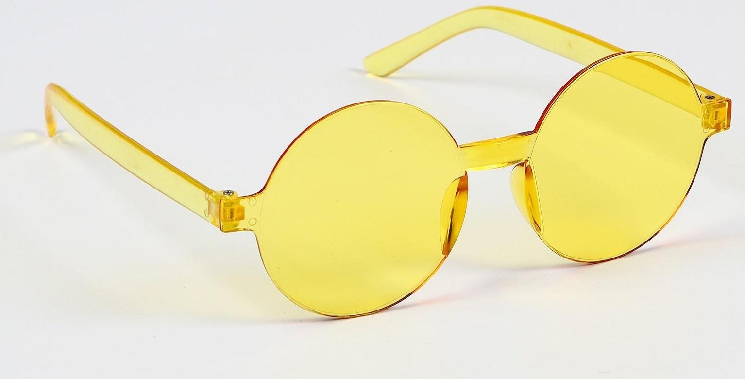 Карнавальные очки «Круглые», цвета МИКС