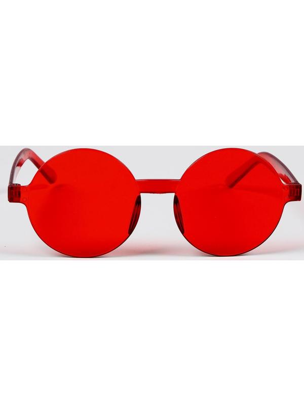 Карнавальные очки «Круглые», цвета МИКС