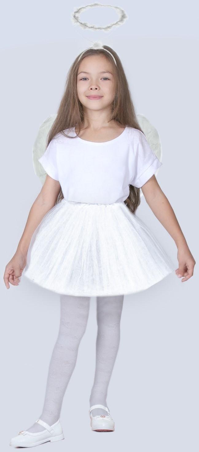 Карнавальный набор «Ангел», нимб, крылья, юбка, 98-128 см