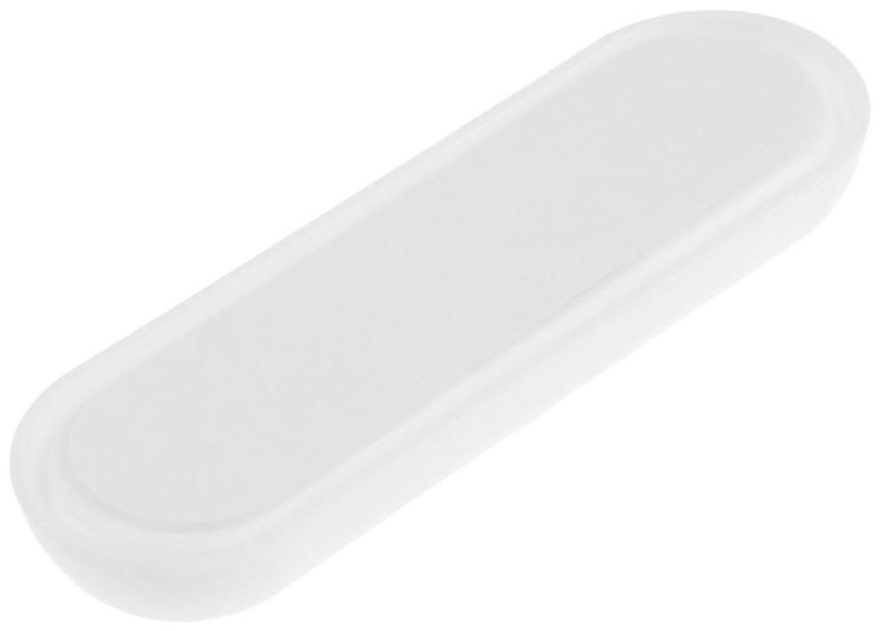 Ручка мебельная самоклеющаяся CAPPIO, L=106 мм, пластик, цвет белый