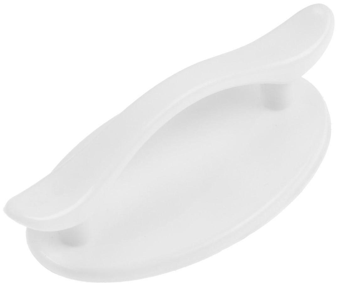 Ручка мебельная самоклеющаяся CAPPIO, L=95 мм, пластик, цвет белый