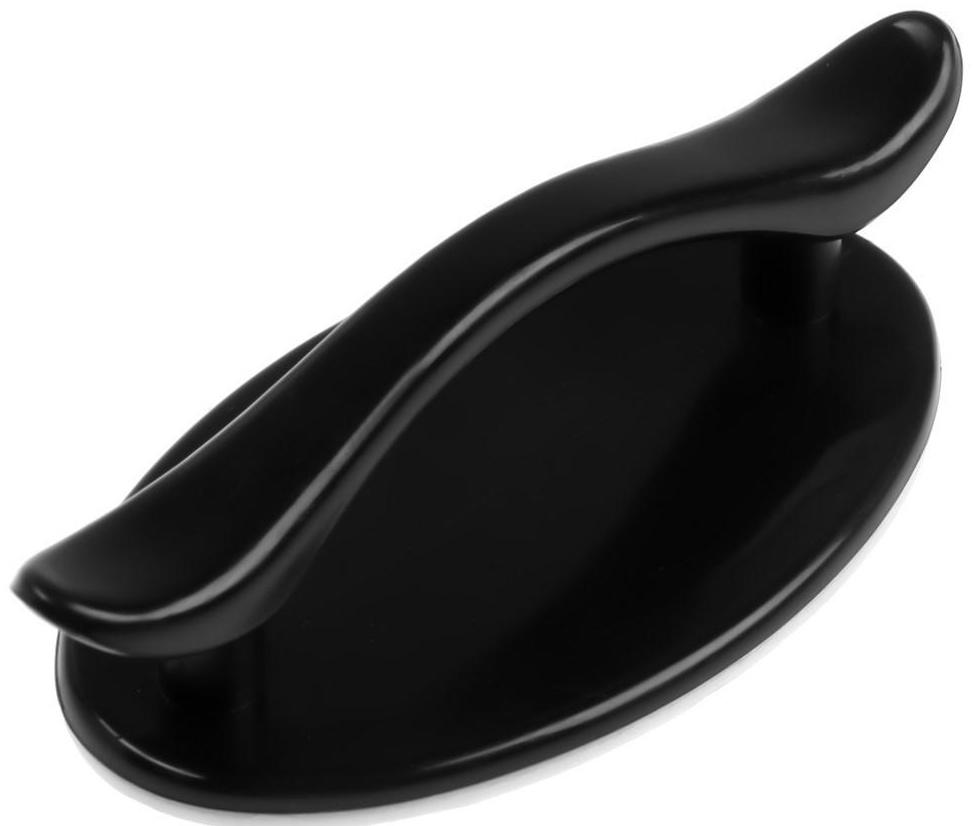 Ручка мебельная самоклеющаяся CAPPIO, L=95 мм, пластик, цвет черный