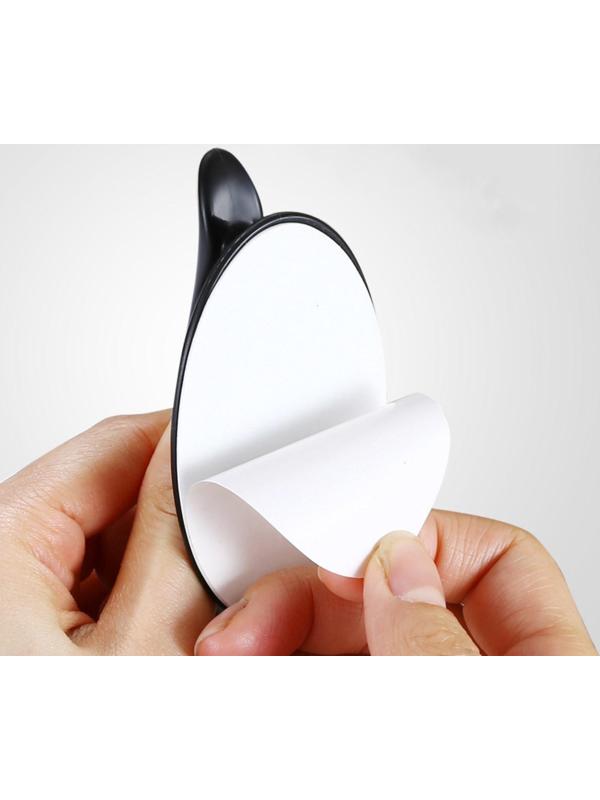 Ручка мебельная самоклеющаяся CAPPIO, L=95 мм, пластик, цвет черный