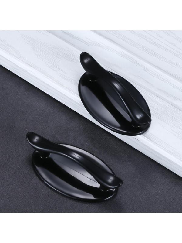 Ручка мебельная самоклеющаяся CAPPIO, L=95 мм, пластик, цвет черный