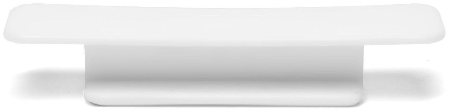 Ручка мебельная самоклеющаяся CAPPIO, L=108 мм, пластик, цвет белый