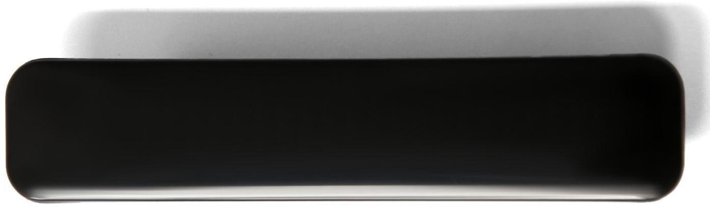 Ручка мебельная  самоклеющаяся CAPPIO, L=108 мм, пластик, цвет черный