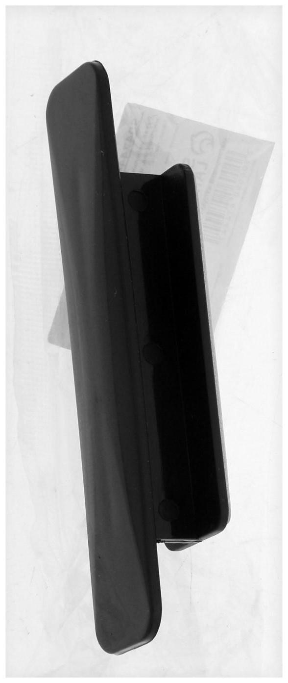 Ручка мебельная  самоклеющаяся CAPPIO, L=108 мм, пластик, цвет черный