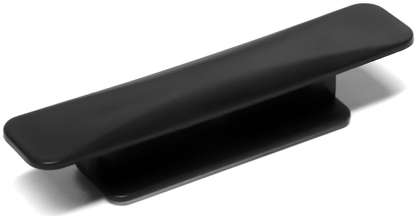 Ручка мебельная  самоклеющаяся CAPPIO, L=108 мм, пластик, цвет черный