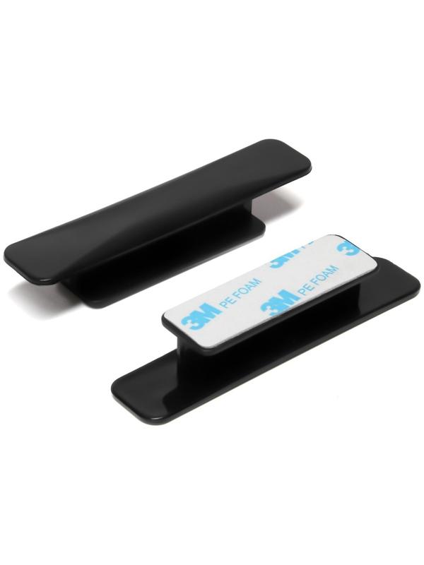 Ручка мебельная  самоклеющаяся CAPPIO, L=108 мм, пластик, цвет черный